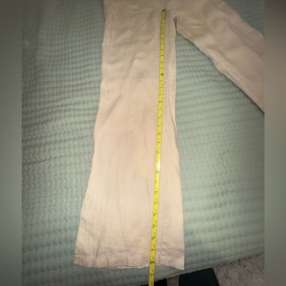 London Jean womens pants linen flowy beach cottage romantic light weight Sz. XS - Picture 4 of 11